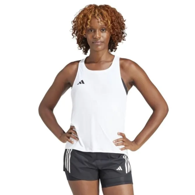 adidas T-paidat Ja Pitkähihaiset^Adizero Tank Valkoinen