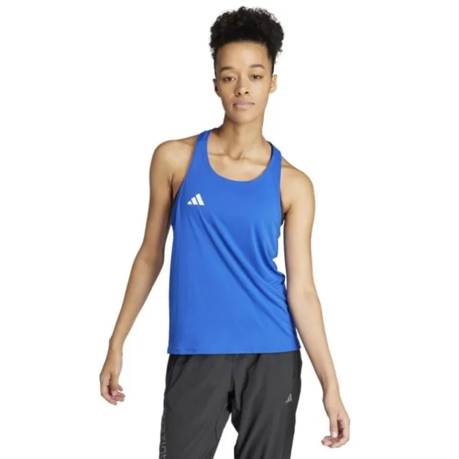 adidas T-paidat Ja Pitkähihaiset^Adizero Tank Sininen