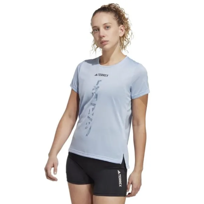 adidas T-paidat Ja Pitkähihaiset^AGR Shirt Sininen