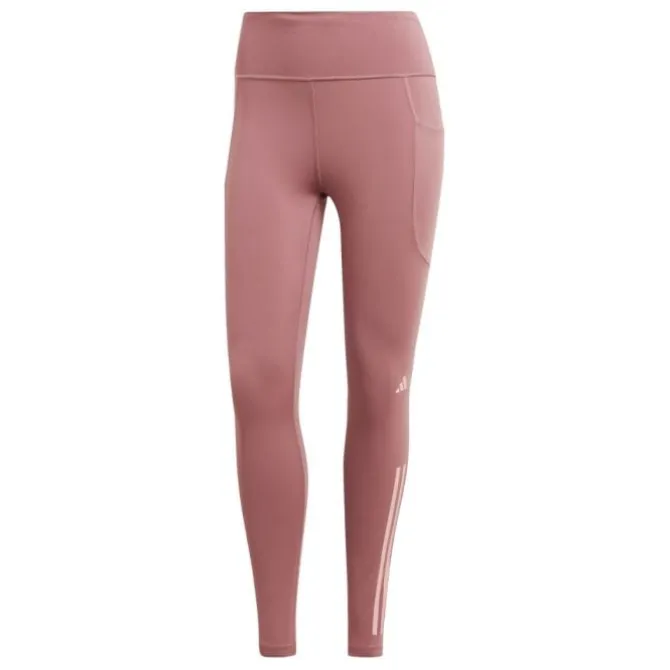 adidas Pitkät Trikoot Ja Housut^Dailyrun 3 -Stripes 7/8 Tights Punainen