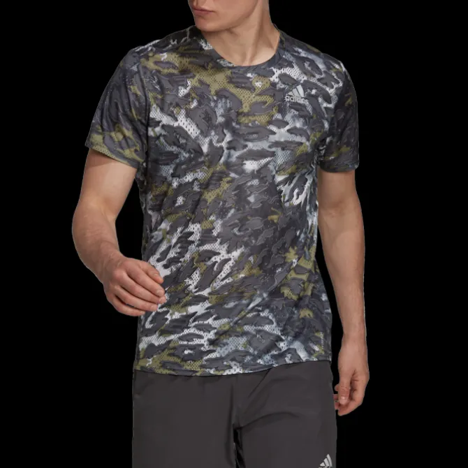 adidas T-paidat Ja Pitkähihaiset^Fast Aop Tee Vihreä