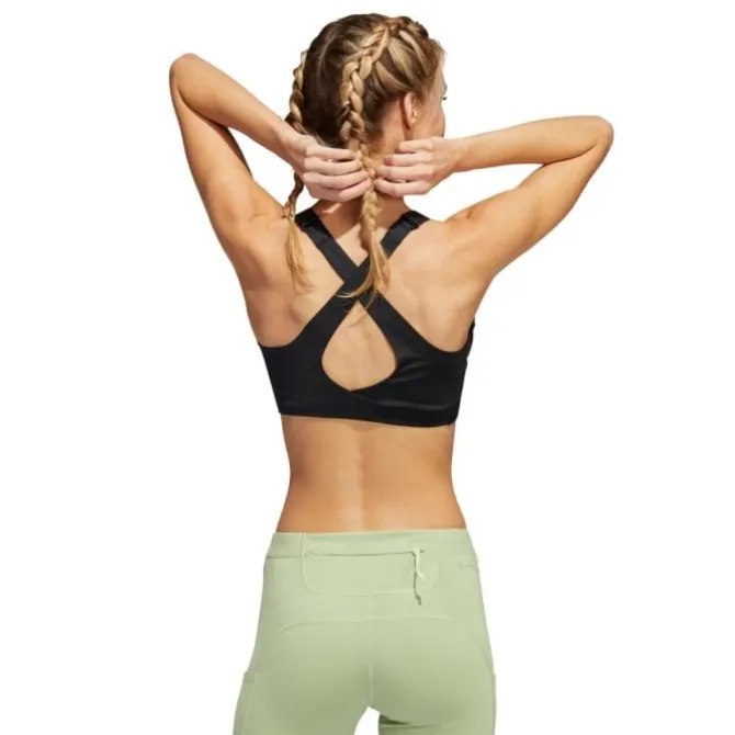 adidas Urheilurintaliivit^Fast L Ru Hs Bra Musta