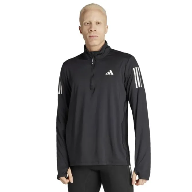 adidas T-paidat Ja Pitkähihaiset^Own The Run Half-Zip Running Jacket Musta