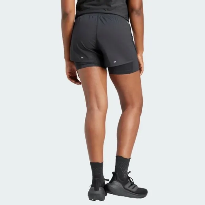 adidas Lyhyet Trikoot Ja Shortsit^Own The Run 2in1 Shorts Musta