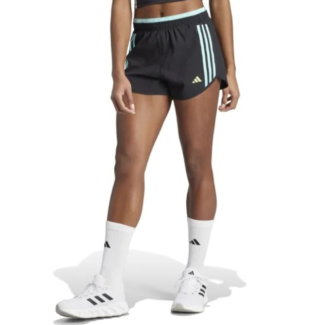 adidas Lyhyet Trikoot Ja Shortsit^Own The Run 3-Stripe 4" Shorts Musta
