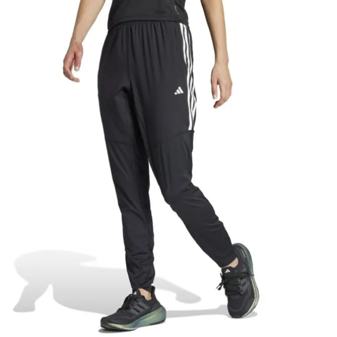 adidas Pitkät Trikoot Ja Housut^Own The Run 3-Stripes Pants Musta