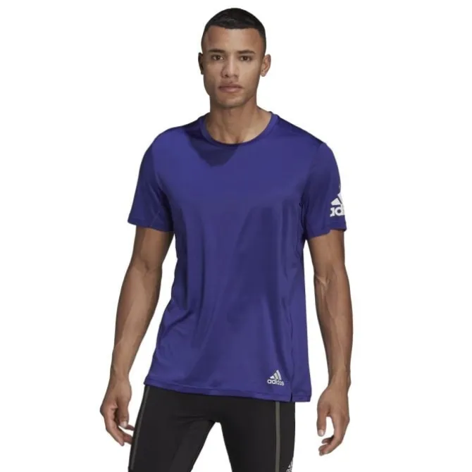 adidas T-paidat Ja Pitkähihaiset^Run It Tee Violetti