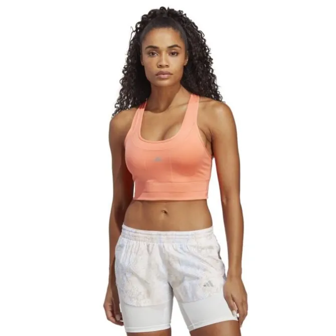 adidas Urheilurintaliivit^Run Ms Pkt Bra Oranssi
