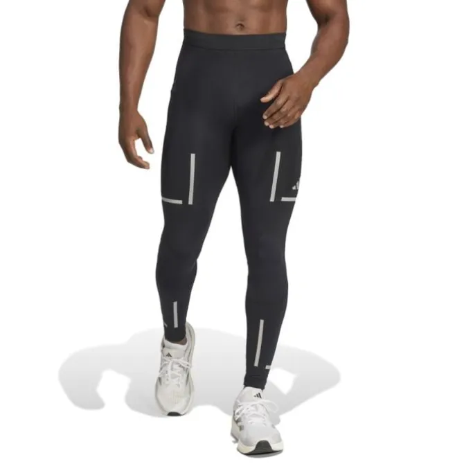 adidas Pitkät Trikoot Ja Housut^Ultimate Hi Vis Tight Musta