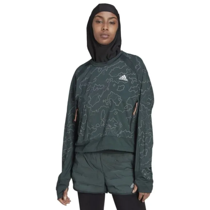adidas Juoksutakki^Xcity Cover Up Vihreä
