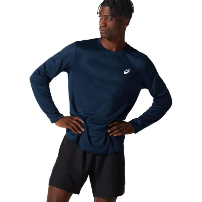 Asics T-paidat Ja Pitkähihaiset^Core LS Tee Sininen