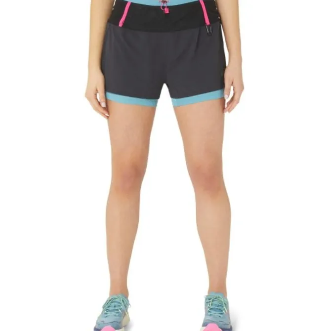 Asics Lyhyet Trikoot Ja Shortsit^FujiTrail 2IN1 Short Musta