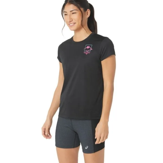 Asics T-paidat Ja Pitkähihaiset^FujiTrail Logo SS Top Musta