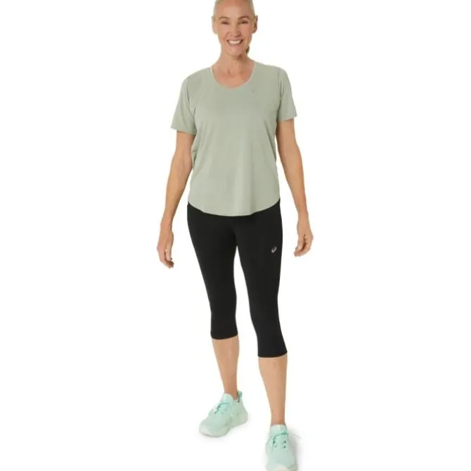 Asics Lyhyet Trikoot Ja Shortsit^Road High Waist Capri Tight Musta