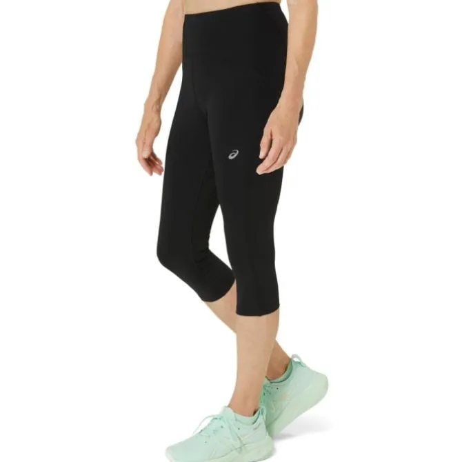 Asics Lyhyet Trikoot Ja Shortsit^Road High Waist Capri Tight Musta