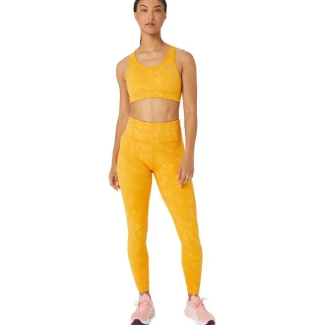 Asics Pitkät Trikoot Ja Housut^Runkoyo Jacquard Tight Keltainen