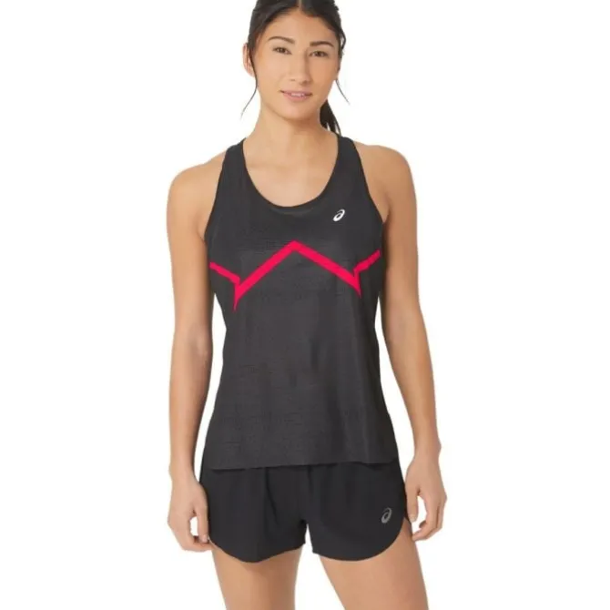 Asics T-paidat Ja Pitkähihaiset^Ventilate Actibreeze Graphic Tank Musta