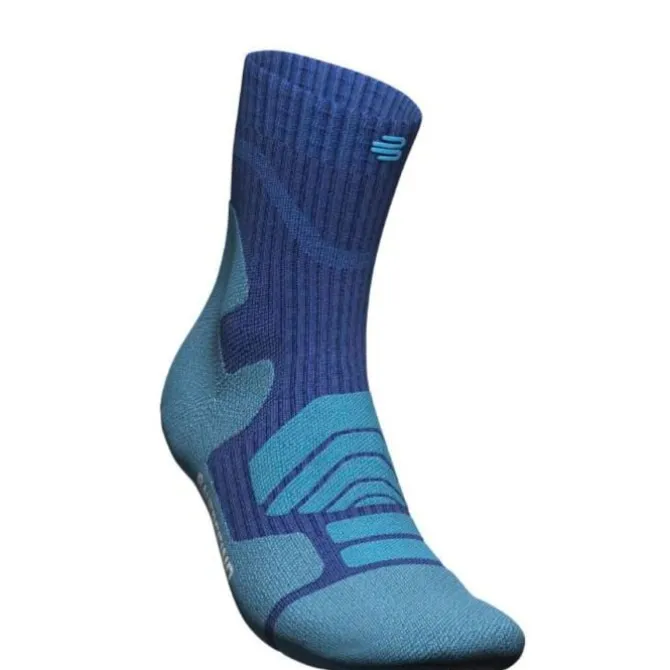 Bauerfeind Sukat | Juoksusukat^Outdoor Merino Compression Socks Mid Cut Sininen