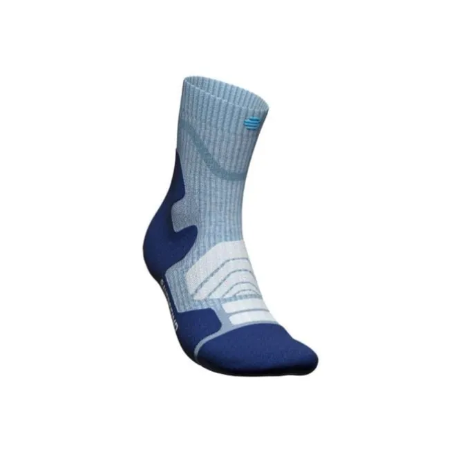 Bauerfeind Juoksusukat^Outdoor Merino Compression Socks Mid Cut Sininen