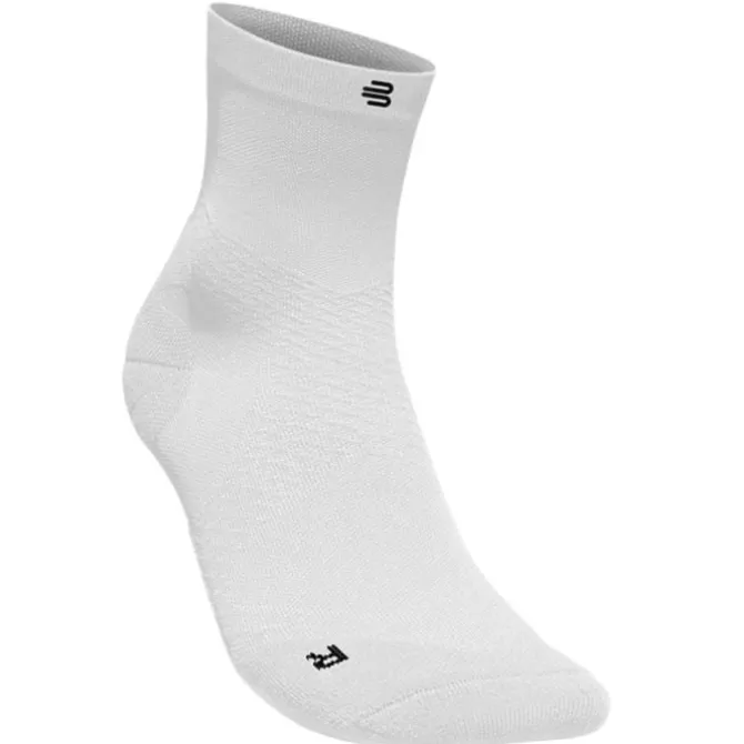 Bauerfeind Sukat | Juoksusukat^Run Ultralight Compression Socks Mid Cut Valkoinen