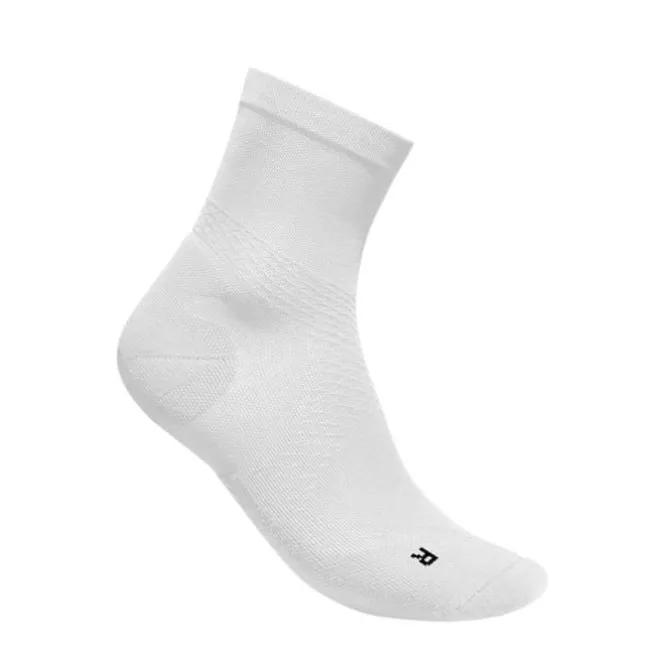 Bauerfeind Sukat | Juoksusukat^Run Ultralight Compression Socks Mid Cut Valkoinen