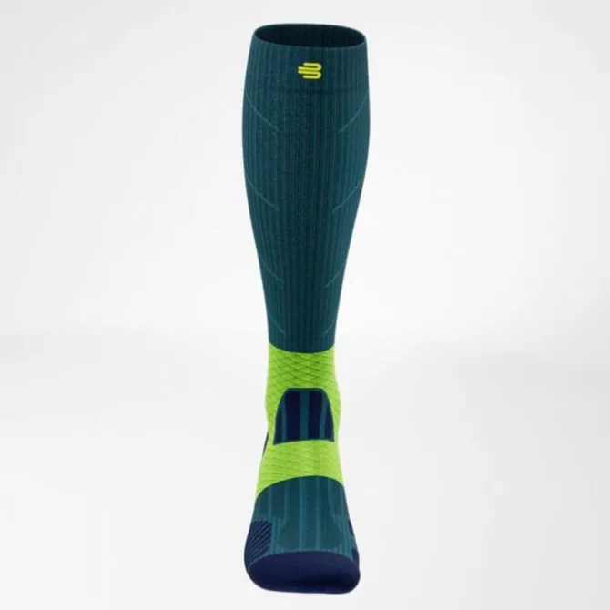 Bauerfeind Sukat | Juoksusukat^Trail Run Compression Socks High Cut Sininen