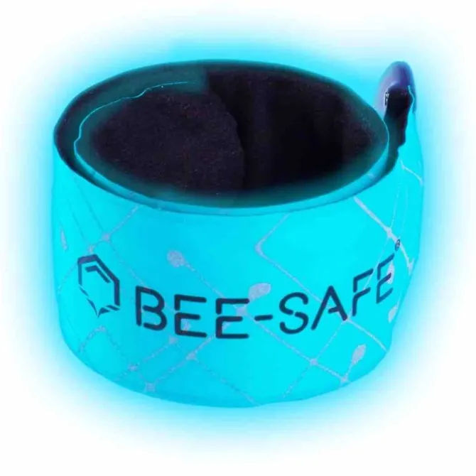 Bee-Safe Heijastimet^Led Click Band USB Sininen