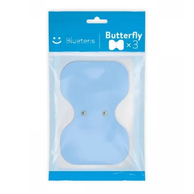 Bluetens Hyvinvointi/palautuminen^Electrodes Butterfly Wireless Clip 3-pack Sininen