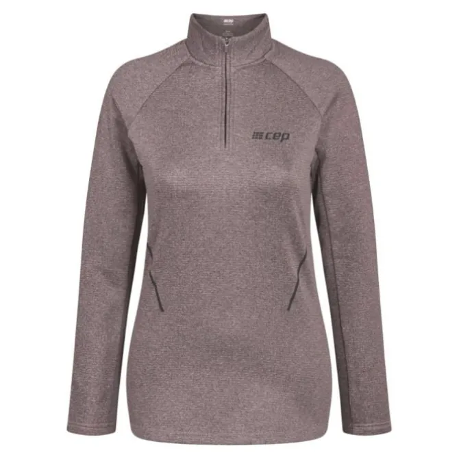 CEP T-paidat Ja Pitkähihaiset^Cold Weather Zip LS Shirt Ruusu