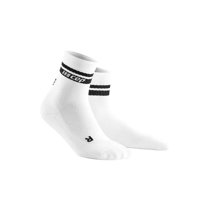 CEP Sukat | Juoksusukat^80's Compression Mid Cut Sock Valkoinen
