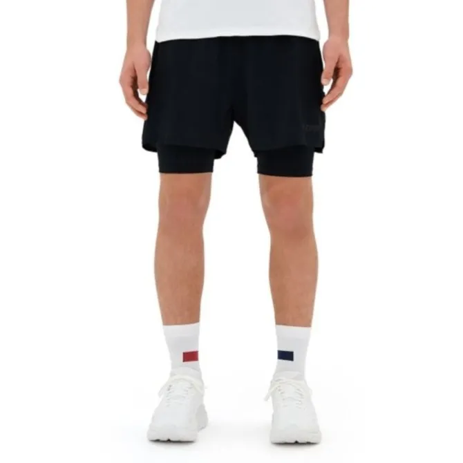 CEP Lyhyet Trikoot Ja Shortsit^The Run 2in1 Shorts Musta