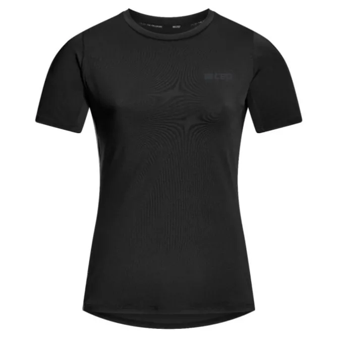 CEP T-paidat Ja Pitkähihaiset^The Run Shirt Round Neck Short Sleeve Musta