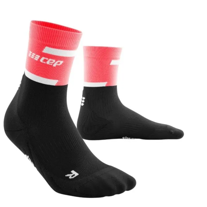 CEP Sukat | Juoksusukat^The Run Socks Mid Cut V4 Musta