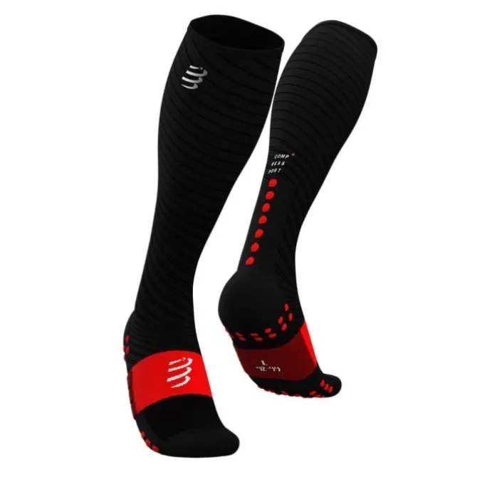 Compressport Sukat | Juoksusukat^Full Socks Recovery Musta