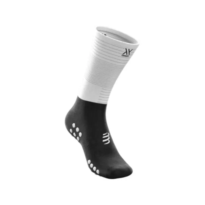 Compressport Sukat | Juoksusukat^Mid Compression Socks Valkoinen