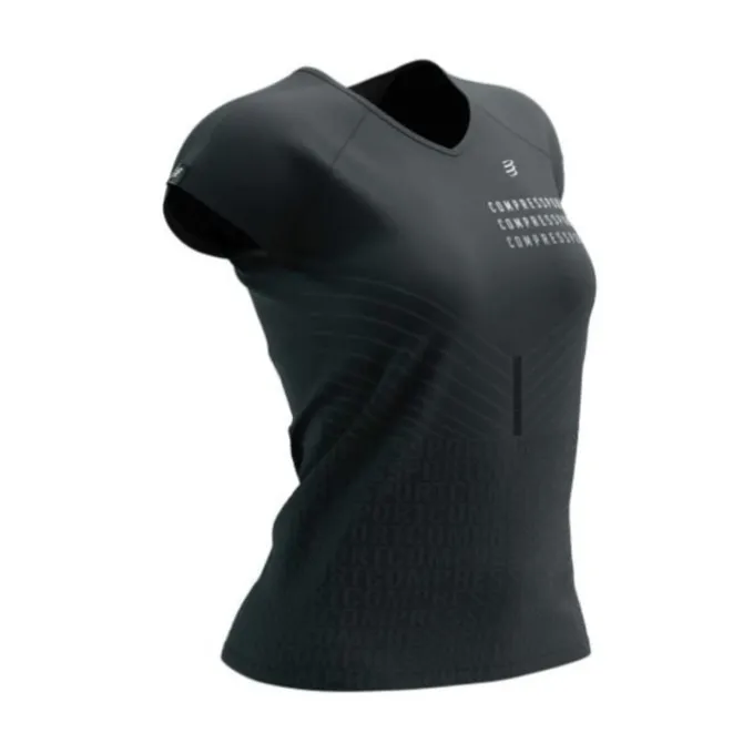 Compressport T-paidat Ja Pitkähihaiset^Performance SS T-shirt Musta