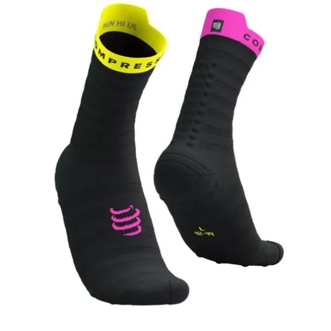 Compressport Sukat | Juoksusukat^Pro Racing Socks v4.0 Ultralight Run High Musta