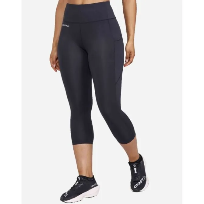 Craft Pitkät Trikoot Ja Housut^Adv Essence Capri Tights 2 Musta