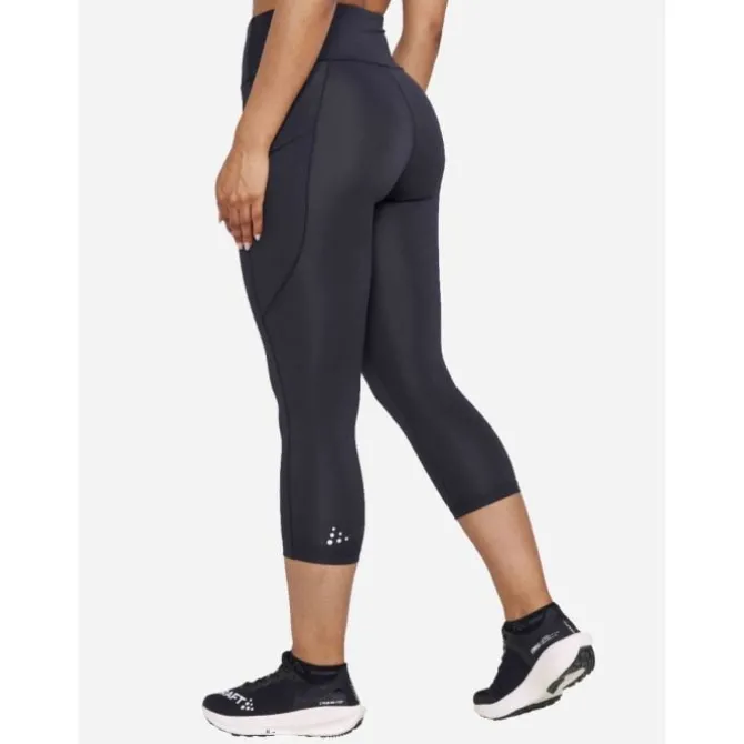 Craft Pitkät Trikoot Ja Housut^Adv Essence Capri Tights 2 Musta