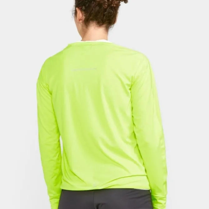 Craft T-paidat Ja Pitkähihaiset^PRO Hypervent LS Wind Top Keltainen
