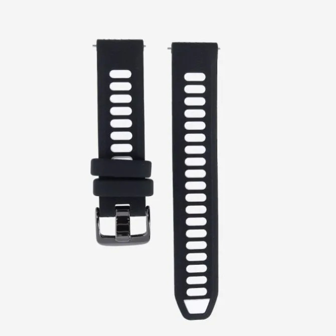 Elevate Rannekkeet^Watch Band for Forerunner 18mm (Silicone) Musta