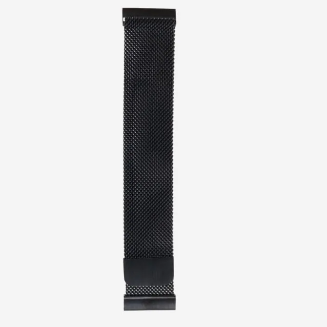 Elevate Rannekkeet^Watch Band for Forerunner 22mm (Stainless Steel) Musta