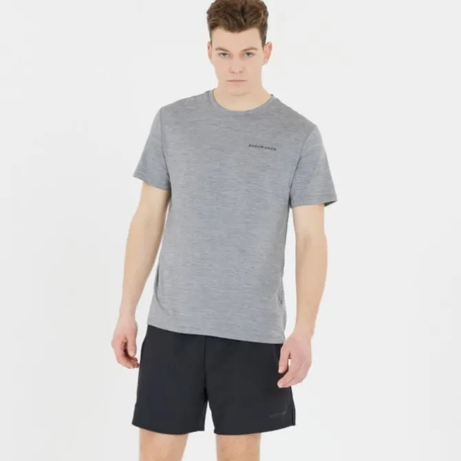Endurance T-paidat Ja Pitkähihaiset^Abdon Melange Short Sleeve Tee Harmaa