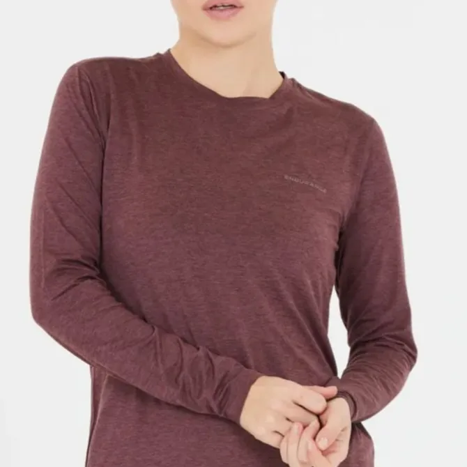 Endurance T-paidat Ja Pitkähihaiset^Alvaly Melange Long Sleeve Tee