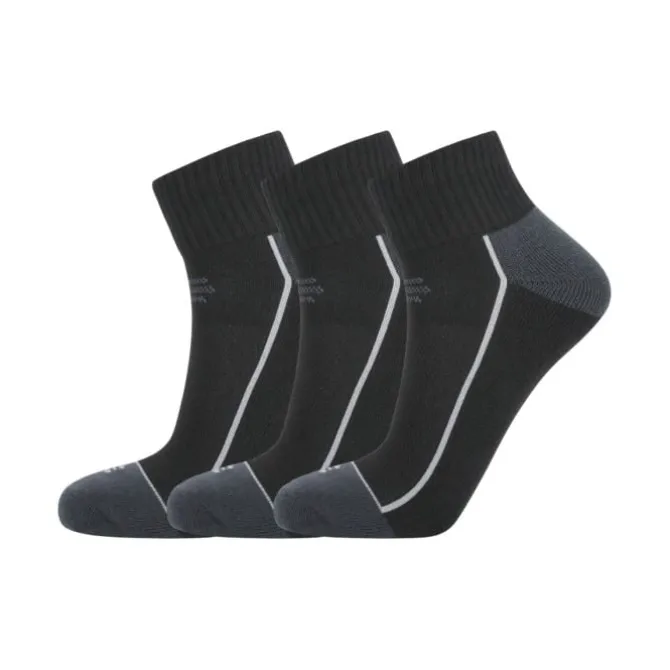 Endurance Sukat | Juoksusukat^Avery Quarter Socks 3-Pack Musta