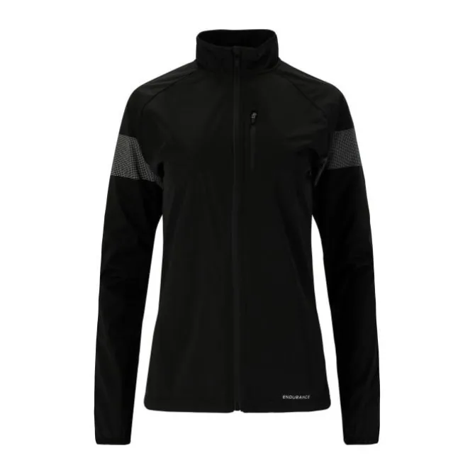 Endurance Juoksutakki^Belen Jacket Musta