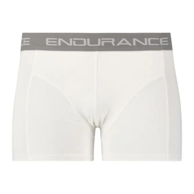 Endurance Juoksualusasut^Brighton Bamboo Boxers 2-Pack Valkoinen