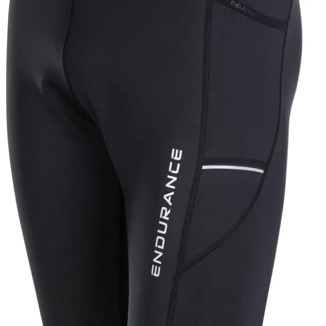 Endurance Pitkät Trikoot Ja Housut^Energy Windblock Tights Musta