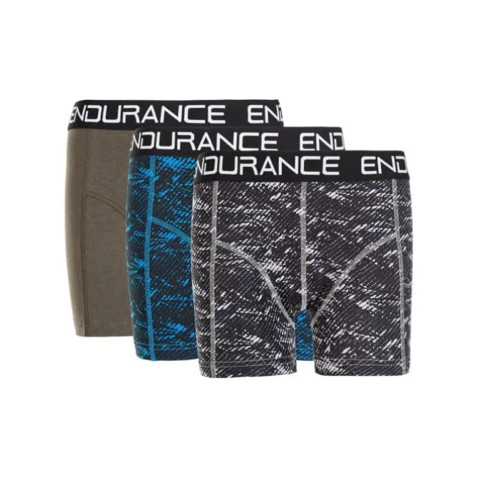 Endurance Juoksualusasut^Olpino Boxer Shorts 3-Pack Sininen