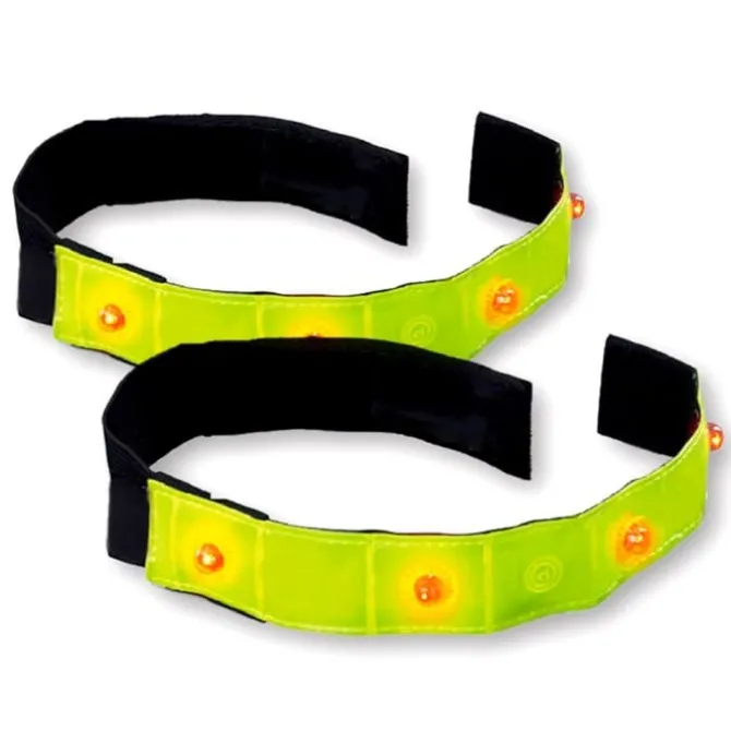 Endurance Heijastimet^Reflective Armband With 4 Leds - 2 Pack